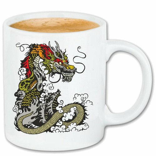 Kaffeetasse drache dragon - kaffeetasse,