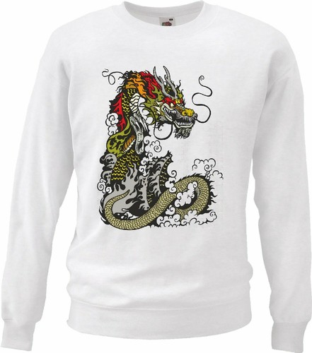 Sweatshirt drache dragon - sweatshirt,