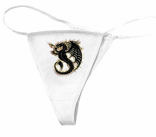 Damen string tanga - string, drache