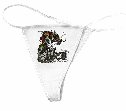 Damen string tanga - string, drache